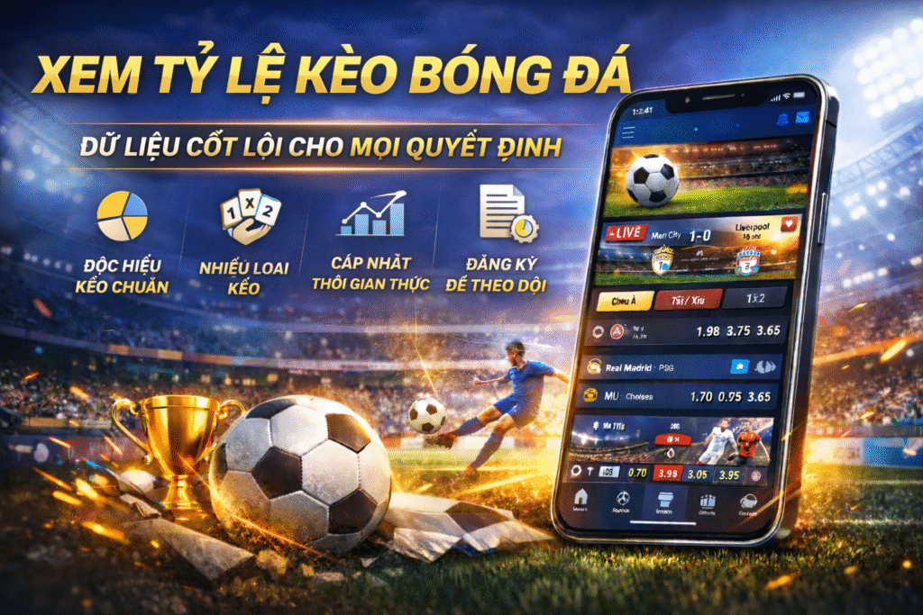 Tỷ lệ kèo bóng đá trực tuyến