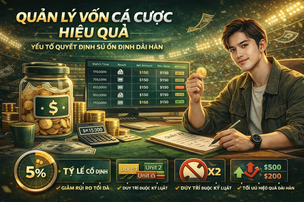 Quản Lý Vốn Cá Cược Hiệu Quả